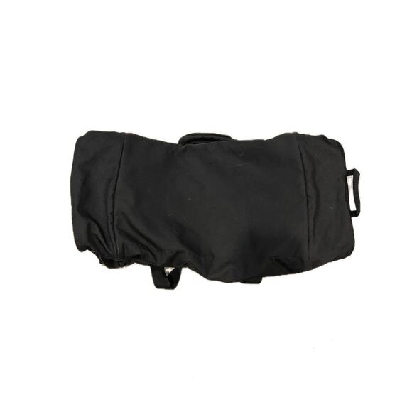 Adidas Defender Medium 20"x12"x10" Black White Duffel Bag - Picture 4 of 6